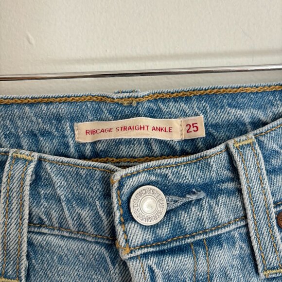 Levi's Ribcage Straight Ankle Jean - Size 25 - Picture 10 of 13